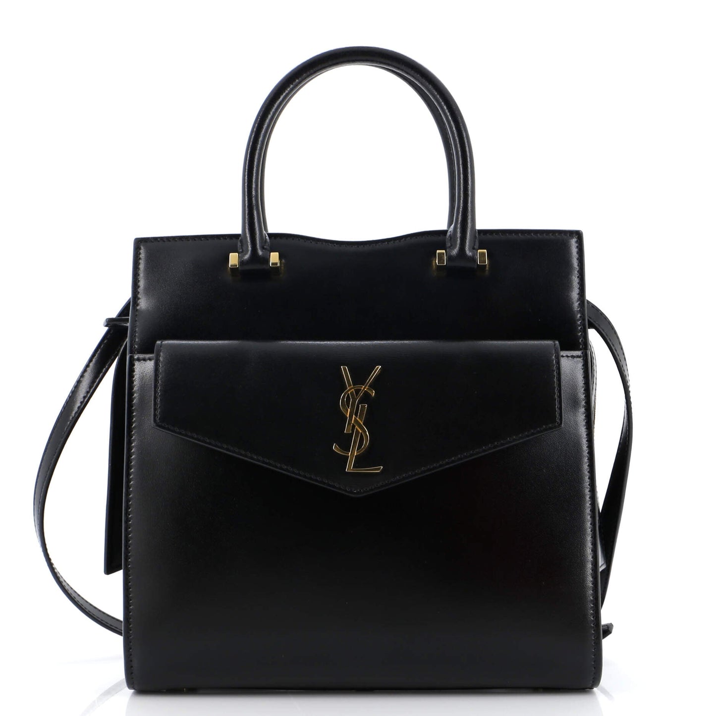 YSL Saint Laurent Saint Laurent Trending Uptown Tote Leather Small Tote Bag
