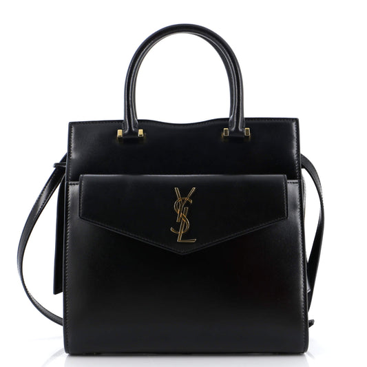 YSL Saint Laurent Saint Laurent Trending Uptown Tote Leather Small Tote Bag