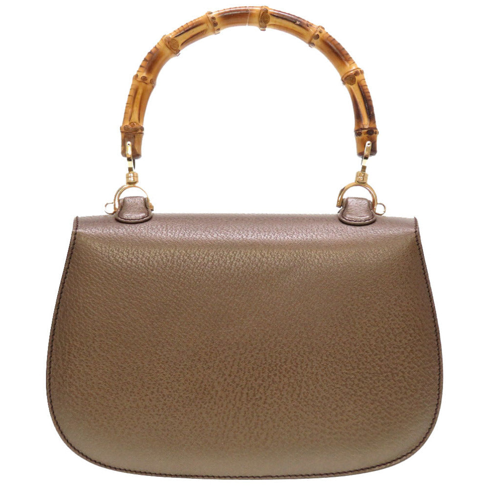Gucci 000 926 Bamboo bronze 2WAY Handbag