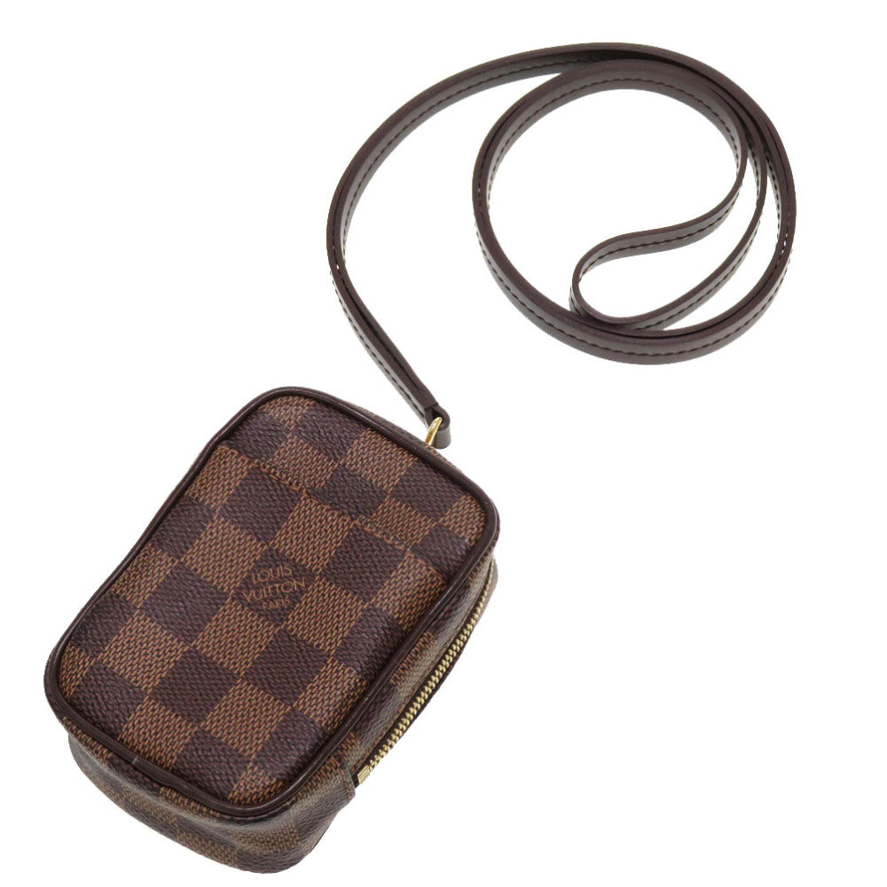 Louis Vuitton M61738 Damier Ebene Etui Canvas Brown Shoulder Bag