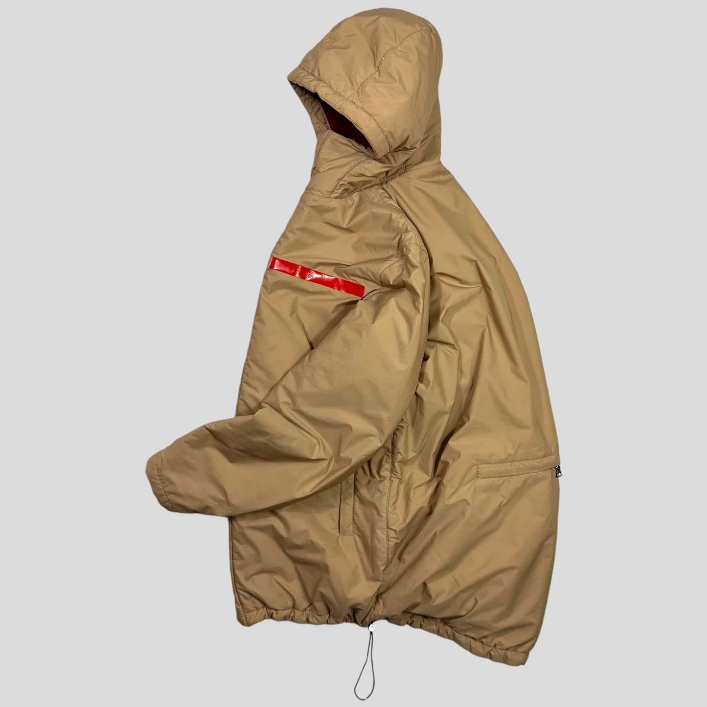 Prada Handbag Sport Technical Fleece Lined Stash Jacket - Nylon