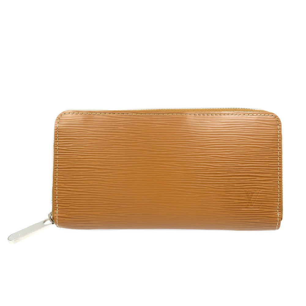 Louis Vuitton Long Purse Epi Zippy Leather Brown Wallet Case