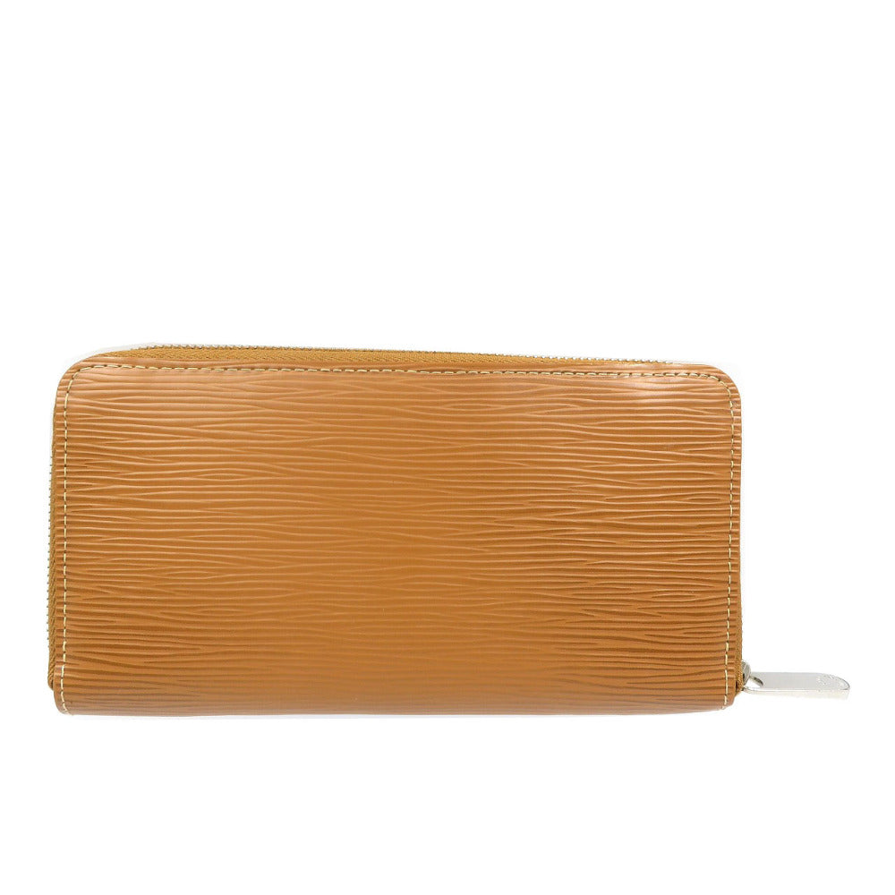 Louis Vuitton Long Purse Epi Zippy Leather Brown Wallet Case