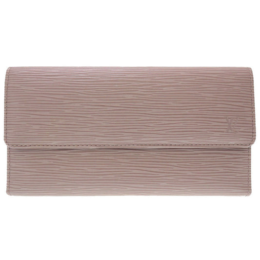 Louis Vuitton Long Purse M6338B Epi lilac Leather Wallet Case