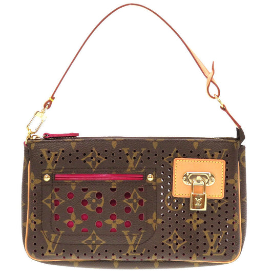 Louis Vuitton M95183 Perfo Fuchsia Perfo Pochette Monogram Clutch Bag