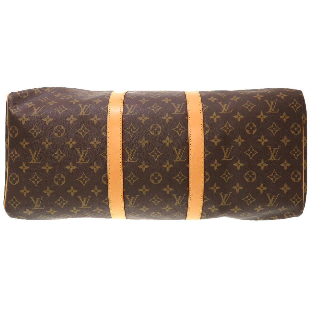 Louis Vuitton Boston Duffel M41426 Keepall 50 Monogram Canvas Brown Travel Bag 5H0126Pbg5