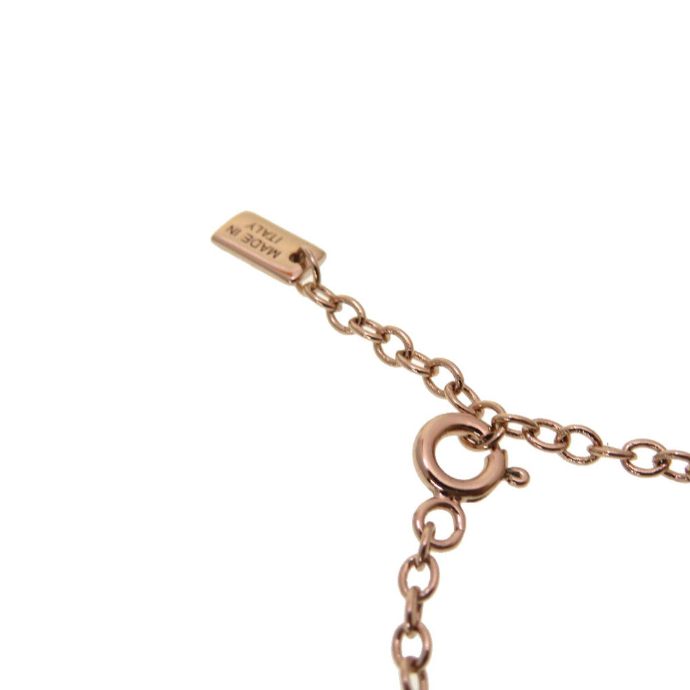 Fendi Choker 8Ag994 Ff Baguette Women Handbag Metal Pink Gold Shoulder Bag