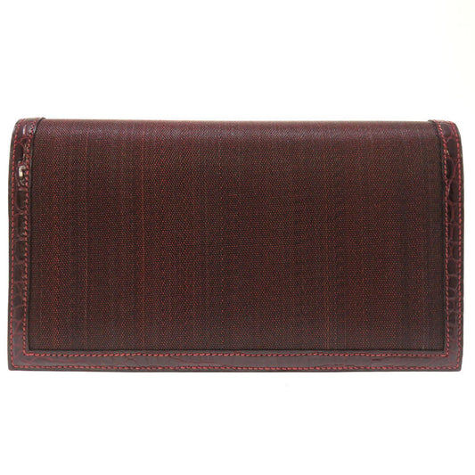 Hermes Clutch Bag Clinolan Bordeaux Women