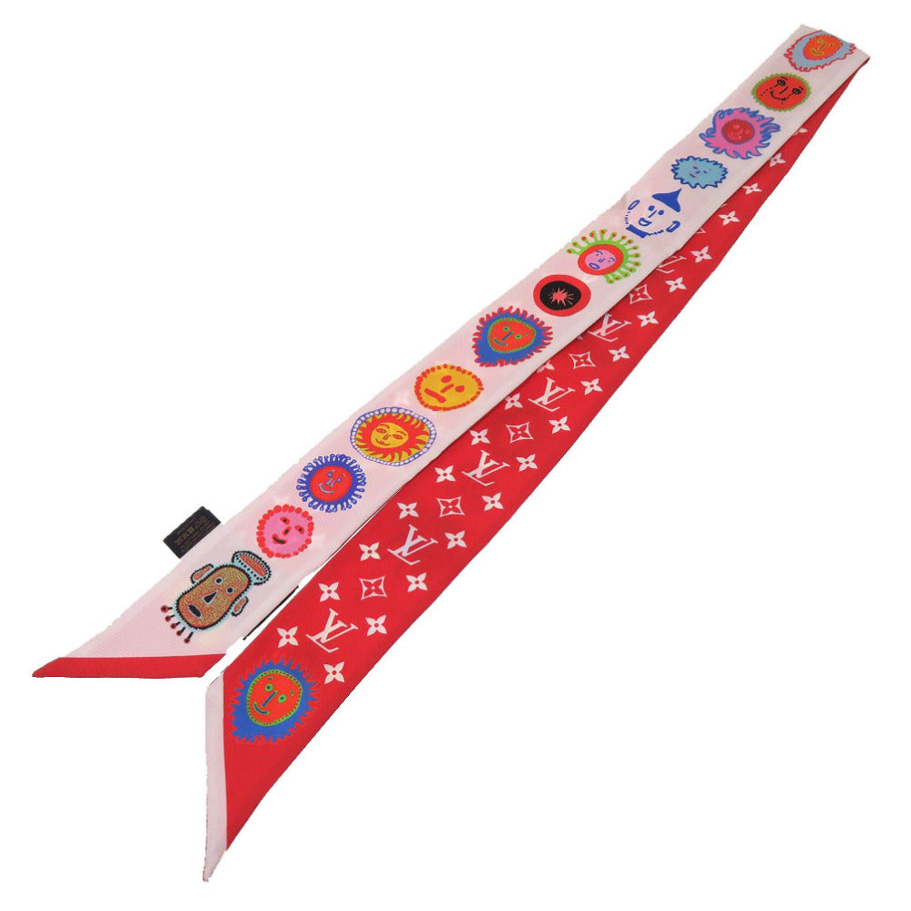 Louis Vuitton scarf M78312 silk x Yayoi White