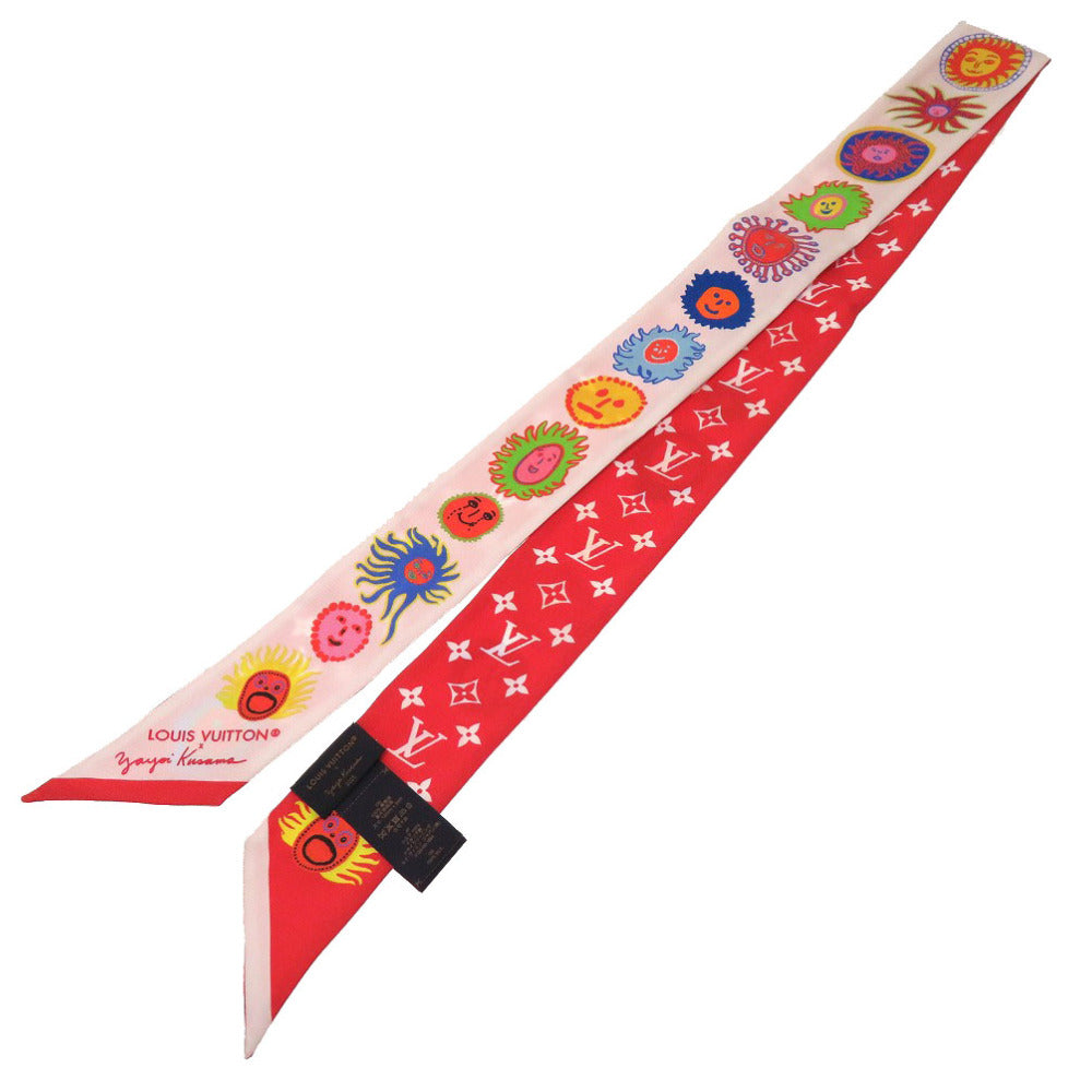 Louis Vuitton scarf M78312 silk x Yayoi White