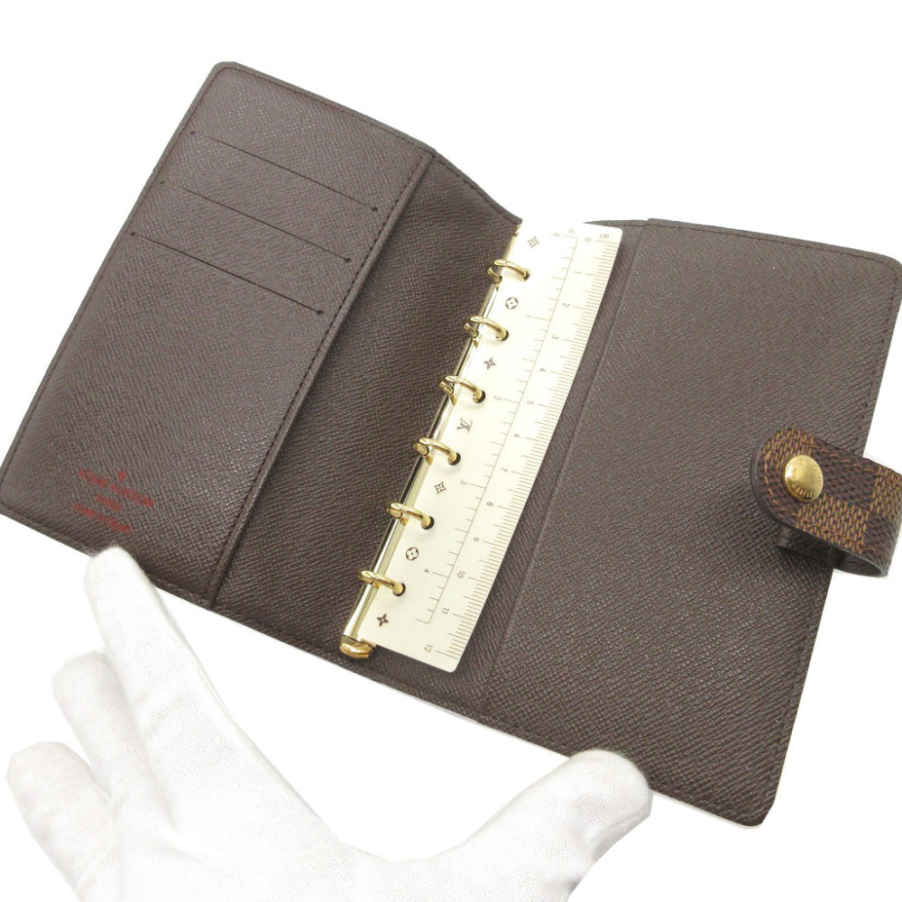 Louis Vuitton Notebook cover R20700 Damier Canvas Brown Handbag