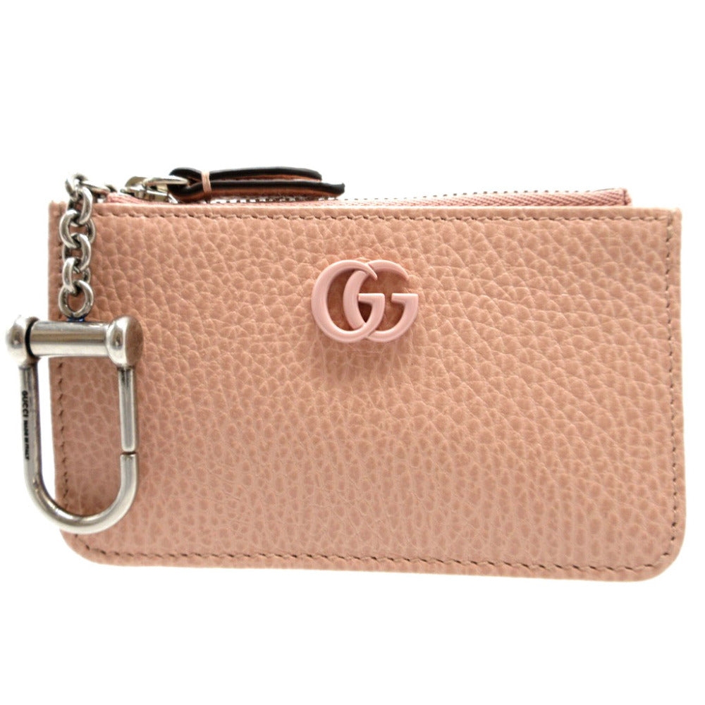 Gucci Coin Double G Leather Pink Accessory