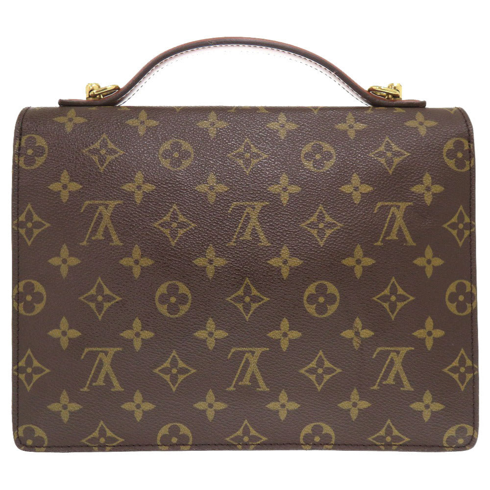 Louis Vuitton M51185 Monceau Monogram Canvas Brown Handbag