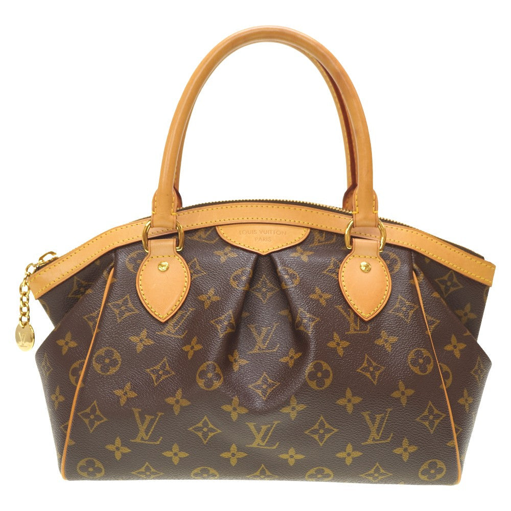 Louis Vuitton M40143 Tivoli PM Monogram Canvas Brown Handbag 5L0044Pl5