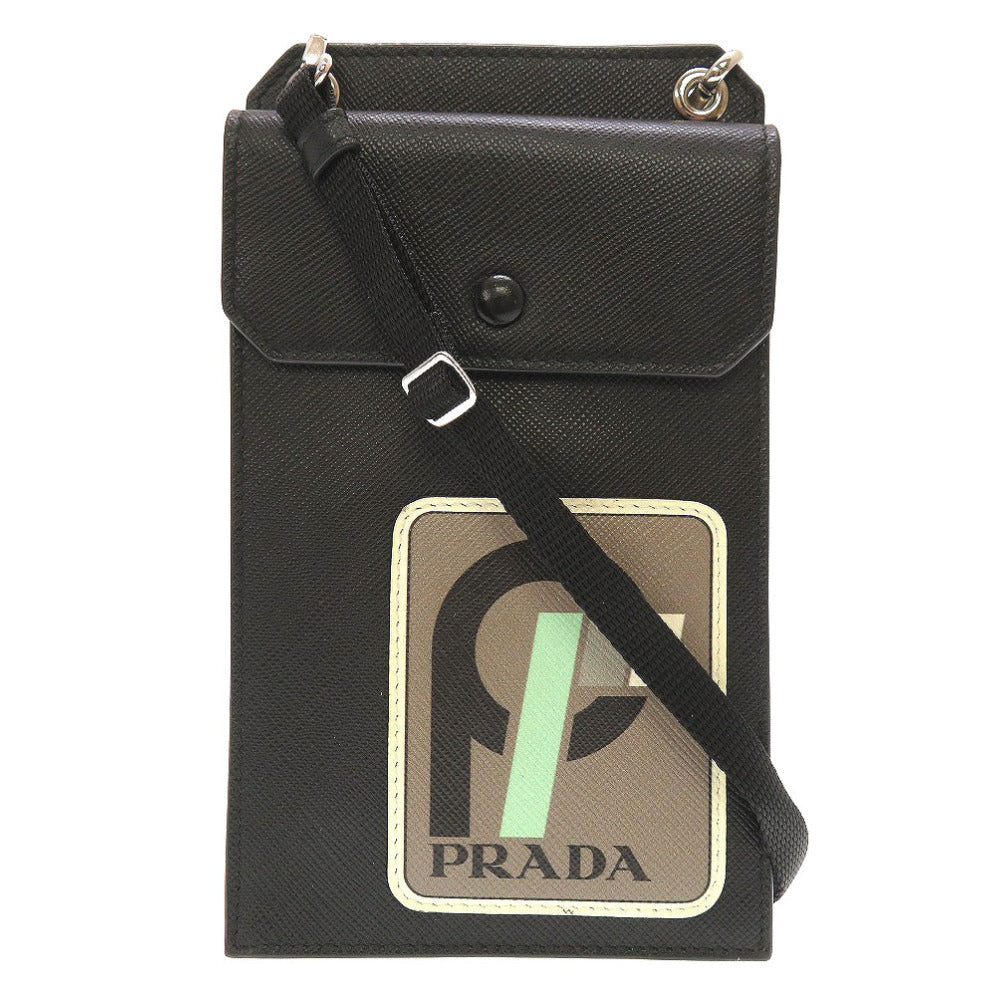 Shoulder Bag Mens Leather Black