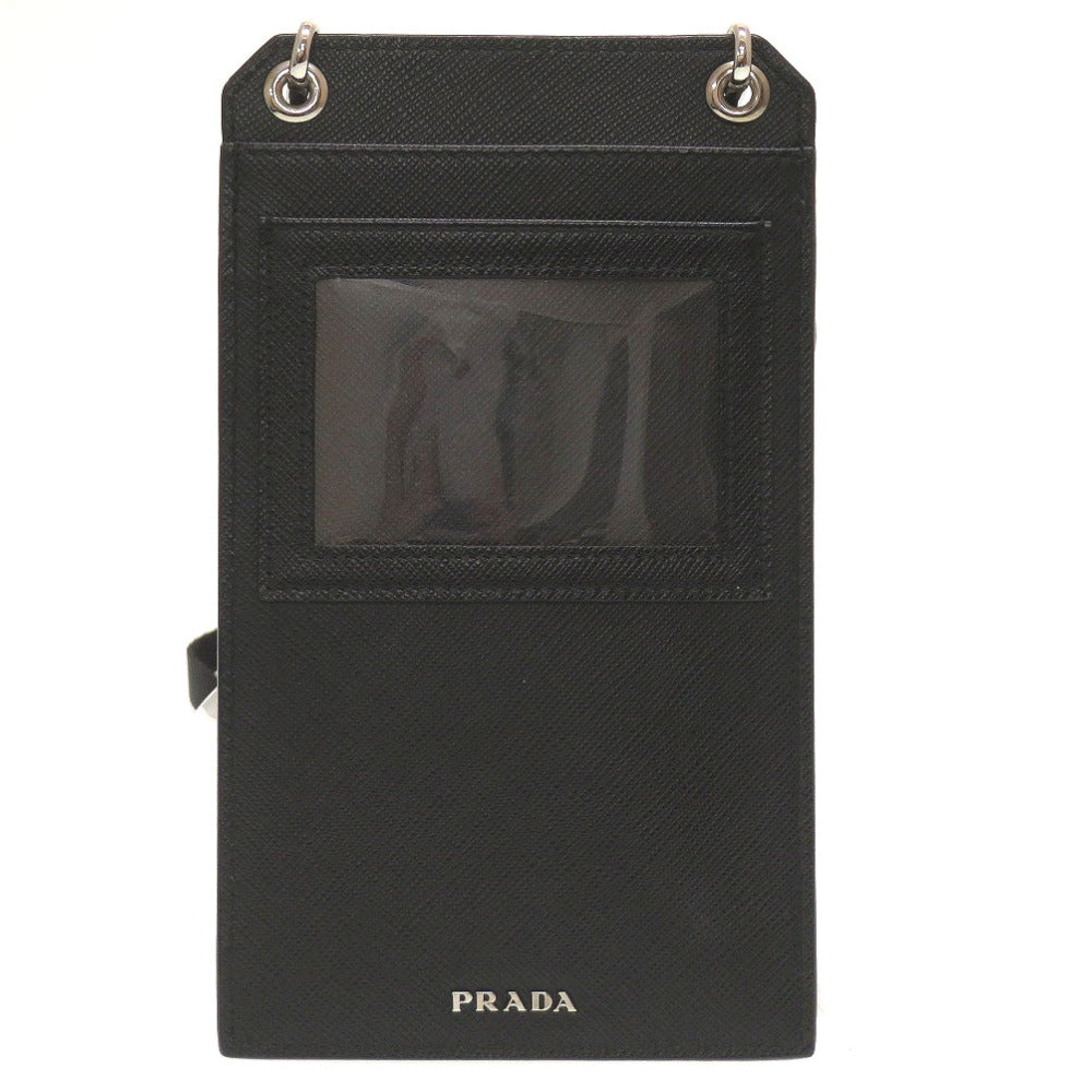 Shoulder Bag Mens Leather Black