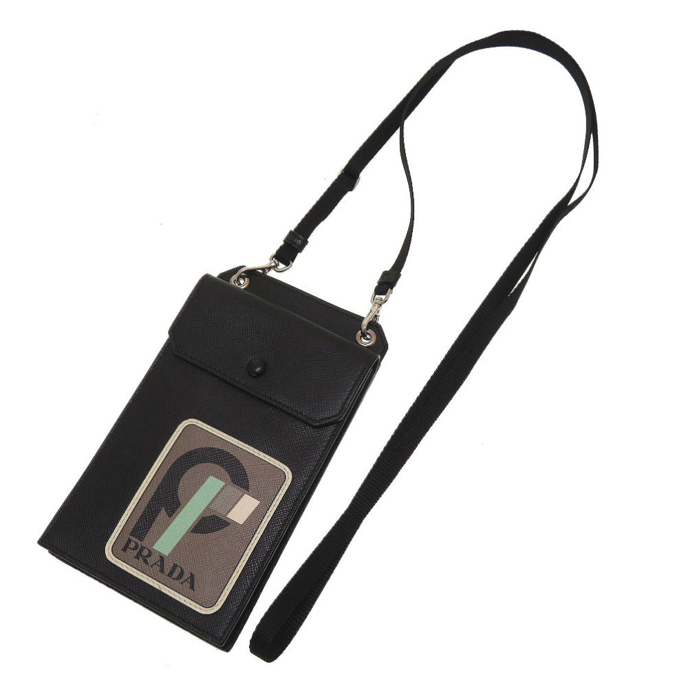 Shoulder Bag Mens Leather Black