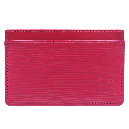 Louis Vuitton M60327 Epi Fuchsia Epi Porte Leather Wallet Case