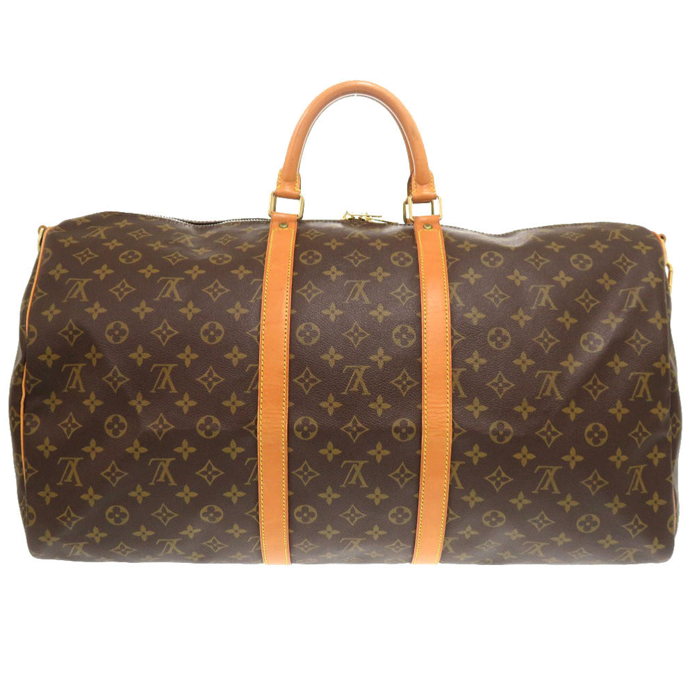 Louis Vuitton Boston Duffel M41414 Keepall bandouliere55 Monogram Canvas Brown Travel Bag