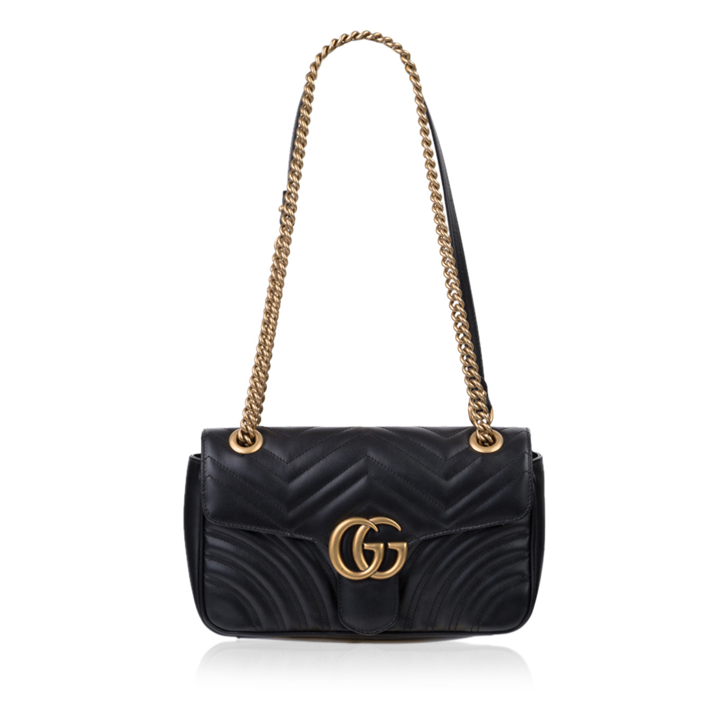 Gucci Marmont Matelass Bag Small Crossbody Bag Black 1