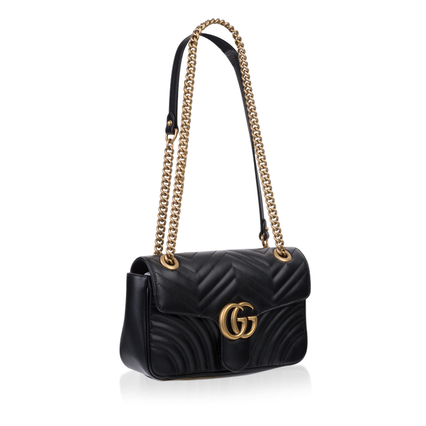 Gucci Marmont Matelass Bag Small Crossbody Bag Bag Black