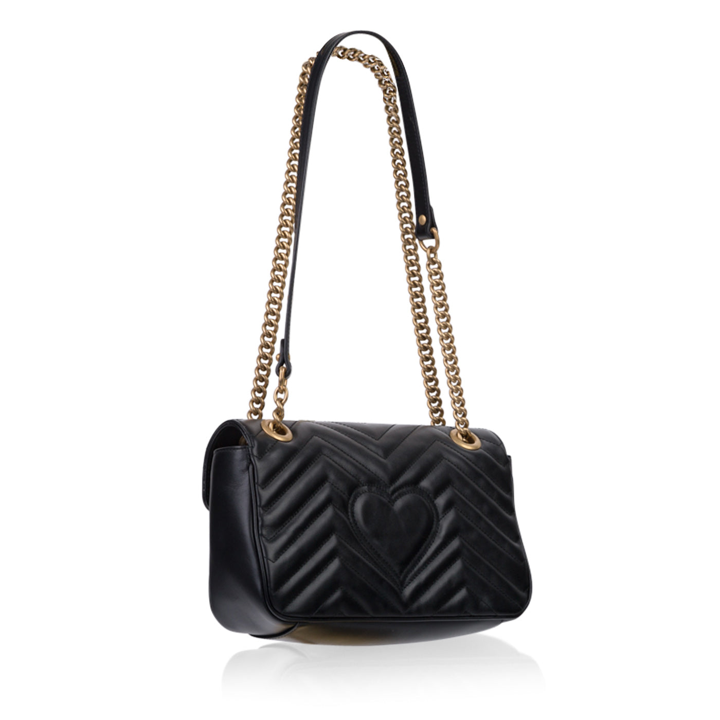 Gucci Marmont Matelass Bag Small Crossbody Bag Black 1