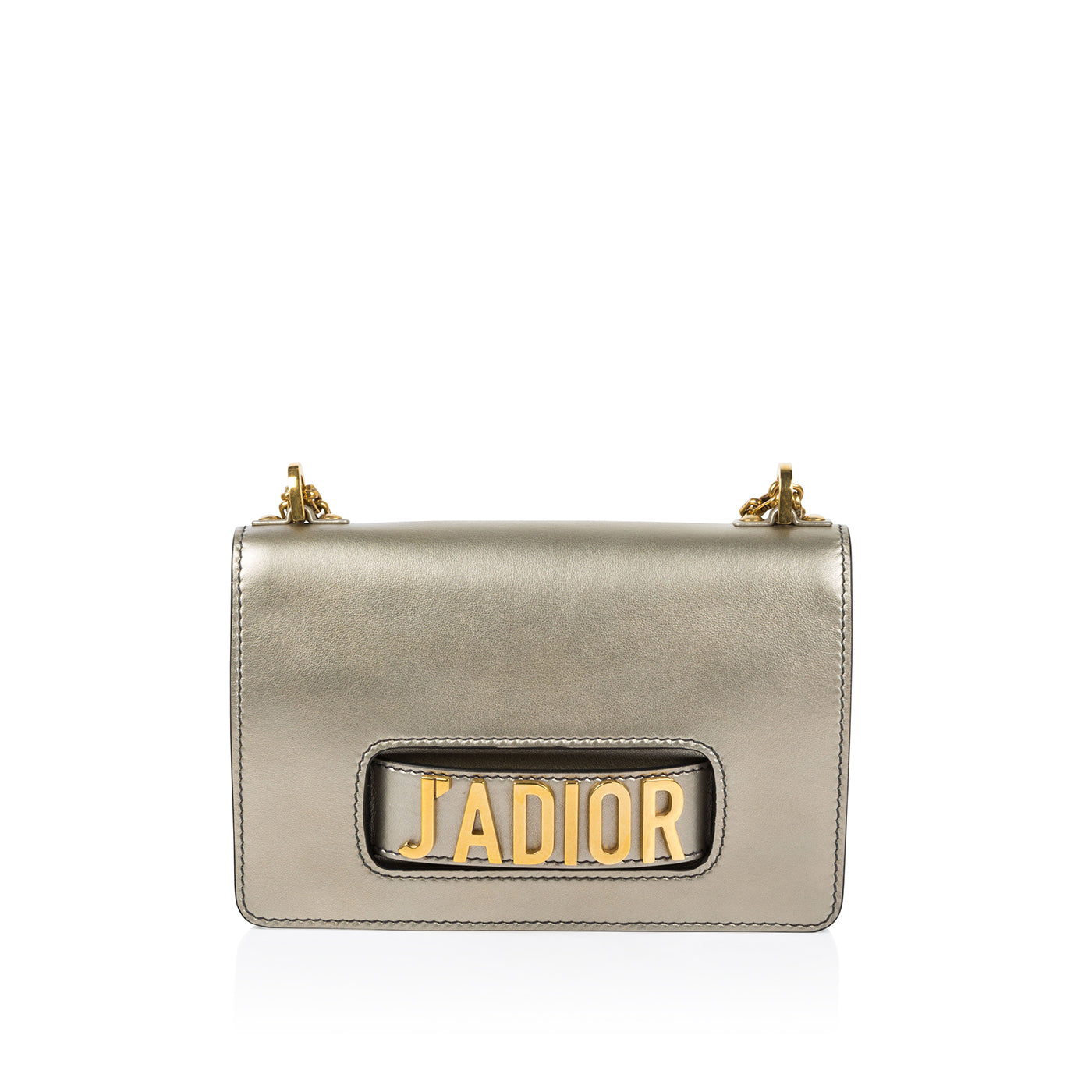 Dior Christian A Bag Flap Crossbody Bag Bag Gold Preloved