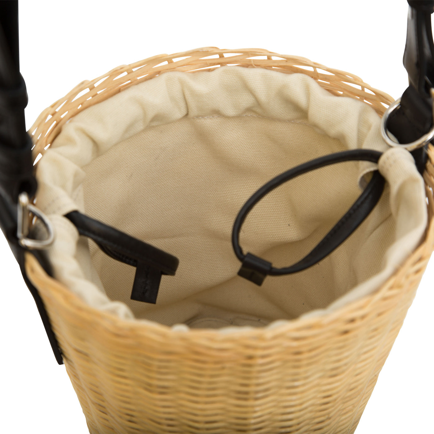 YSL Saint Laurent Panier Bag Bucket Crossbody Bag