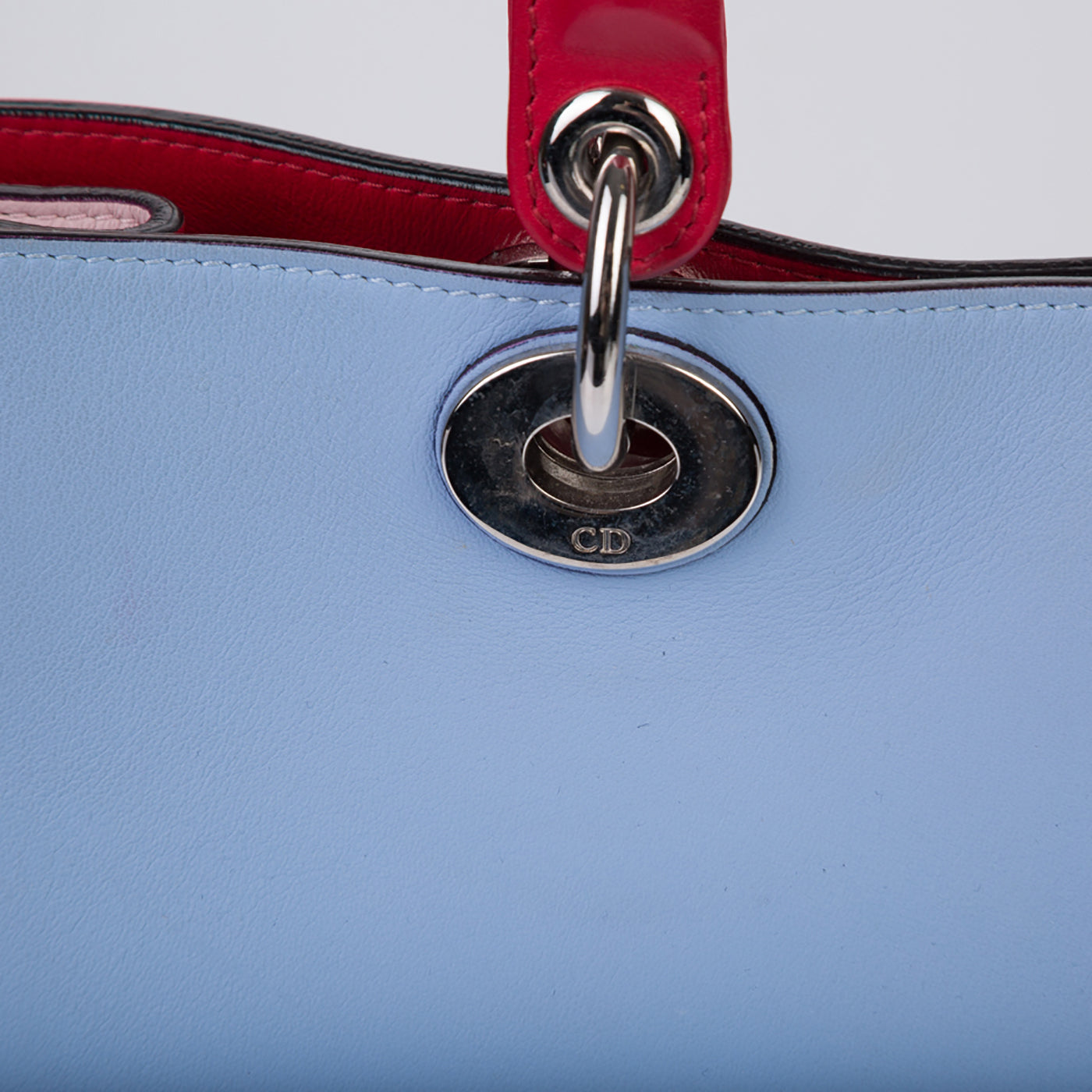 Dior Christian Tri Colour issimo Tote Bag Medium