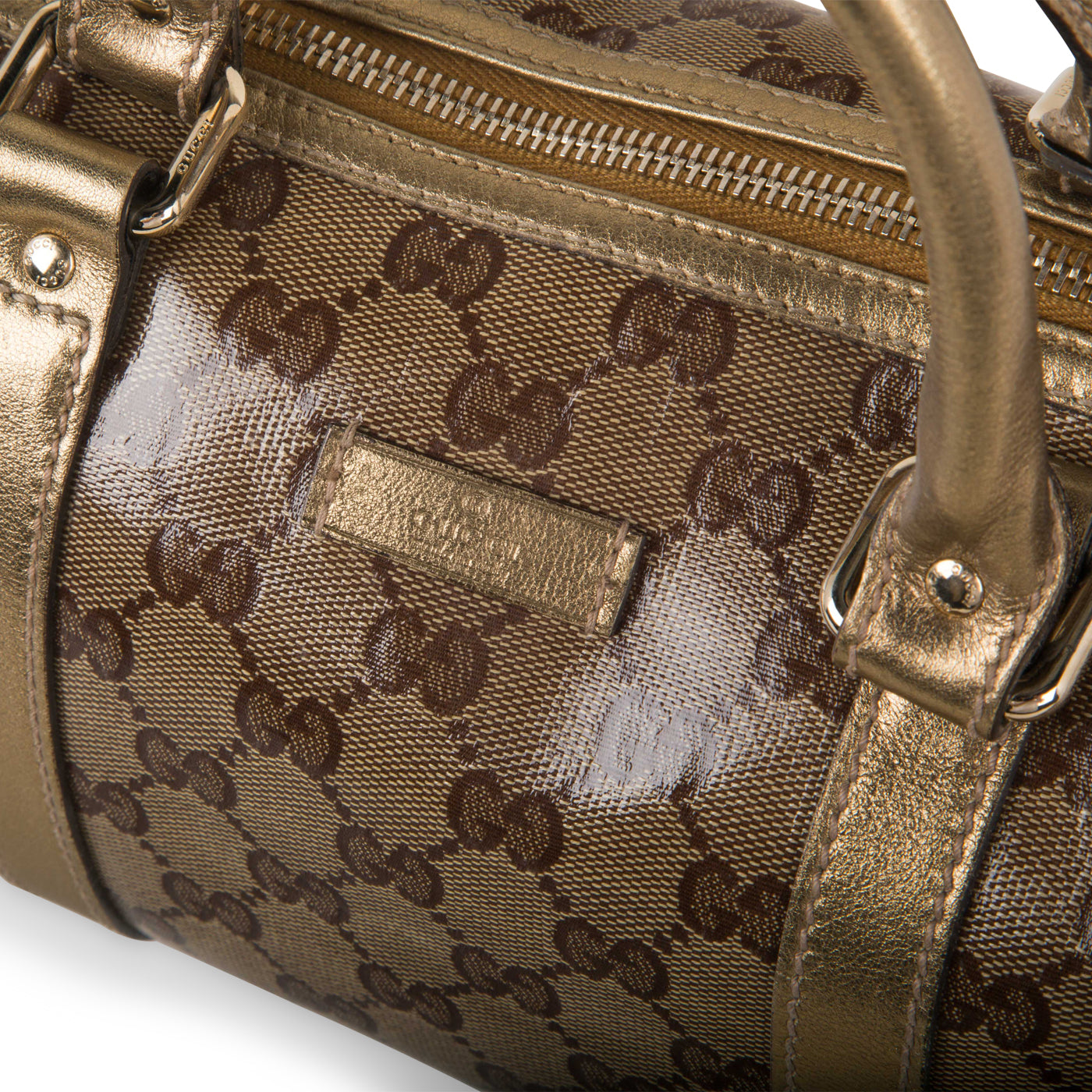 Gucci Boston Glazed Crossbody Bag Canvas