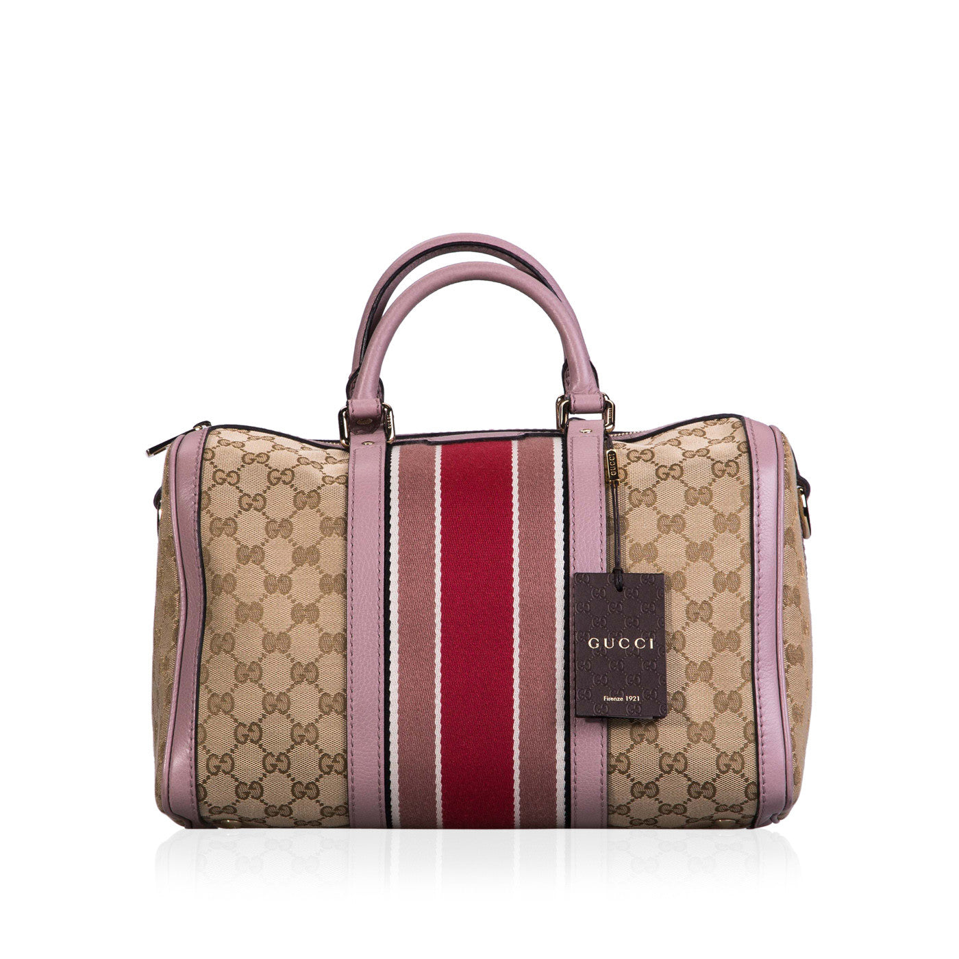 Gucci Boston Stripe Shoulder Bag
