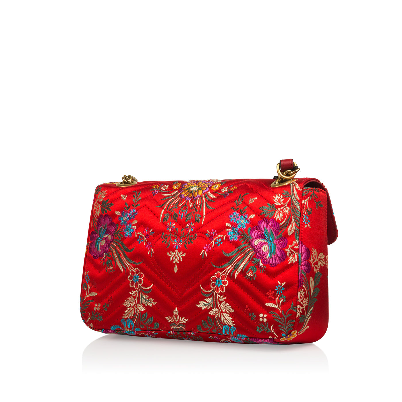 Gucci Marmont Floral Jacquard Bag Shoulder Bag