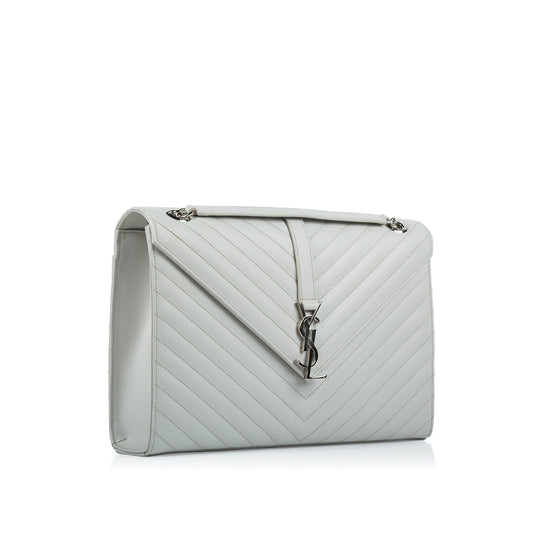 YSL Saint Laurent Envelope Clutch Monogram Large Clutch Bag