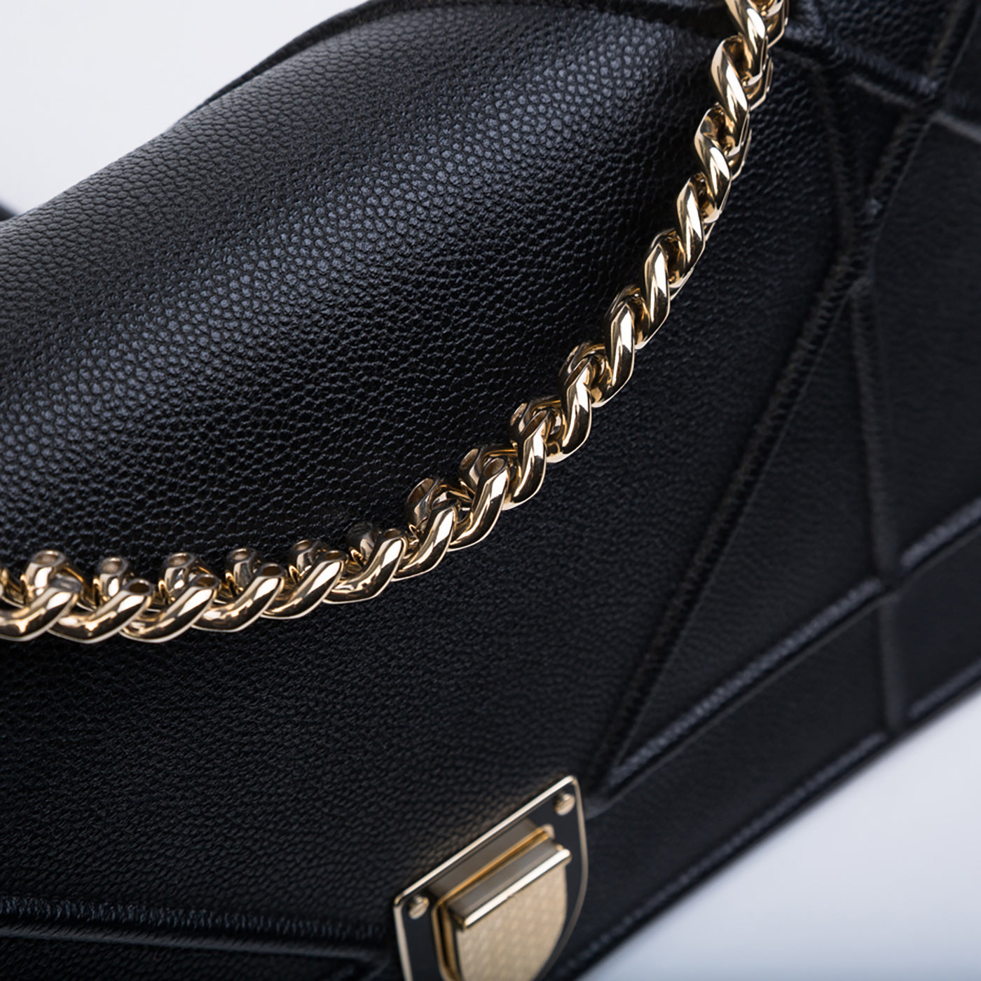 Dior Christian ama Grained Tote Bag Leather