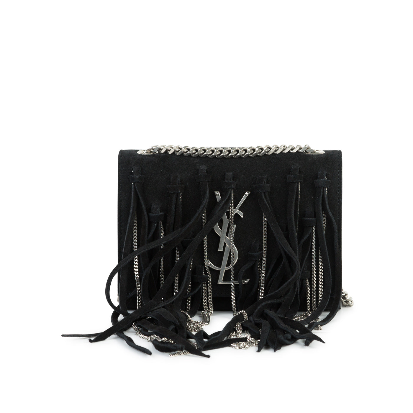 YSL Saint Laurent Fringe Bag Suede Crossbody Bag