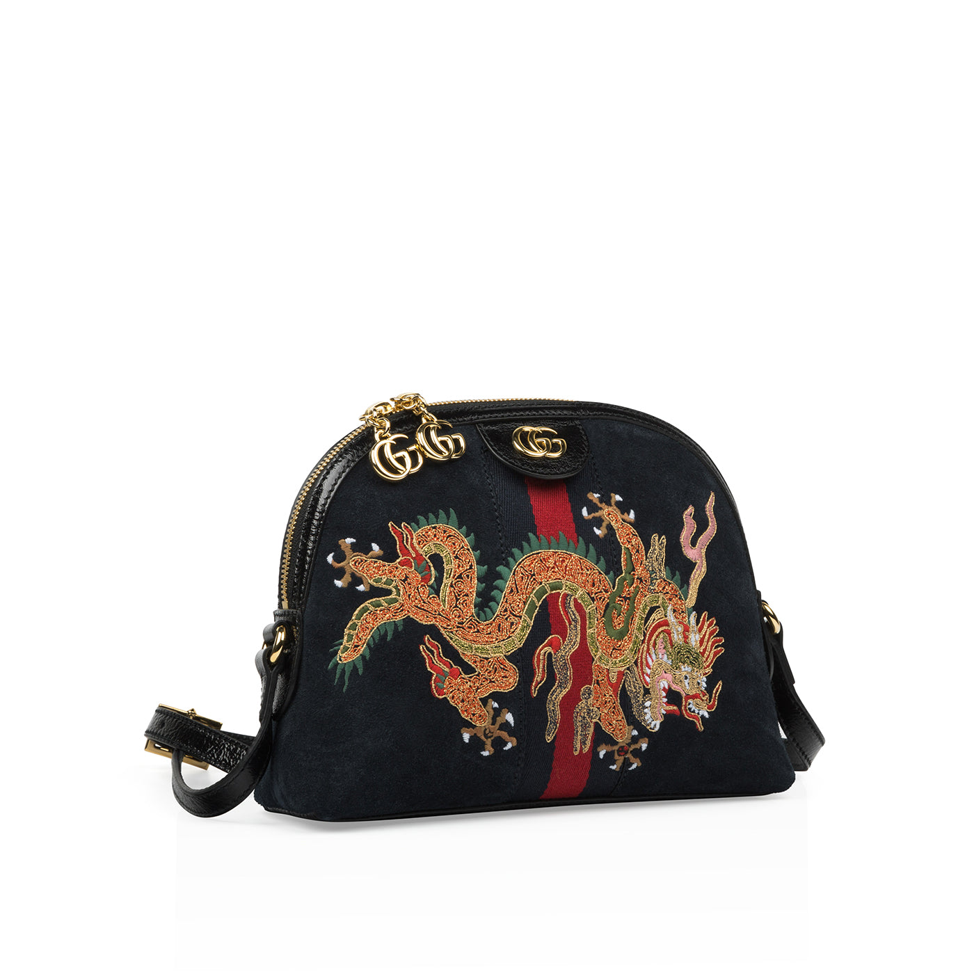 Gucci Embroidered Ophidia Shoulder Bag