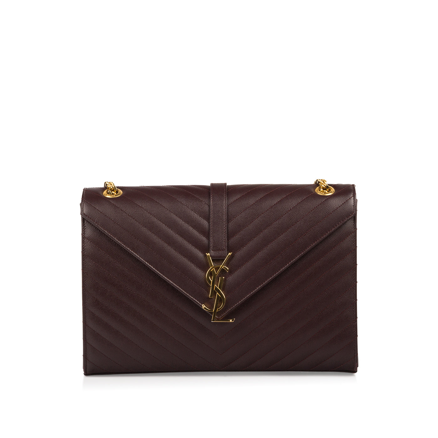 YSL Saint Laurent Envelope Shoulder Bag Monogram Large