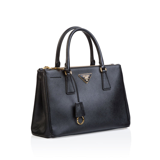 Prada Galleria Tote Bag Galleria Black Saffiano