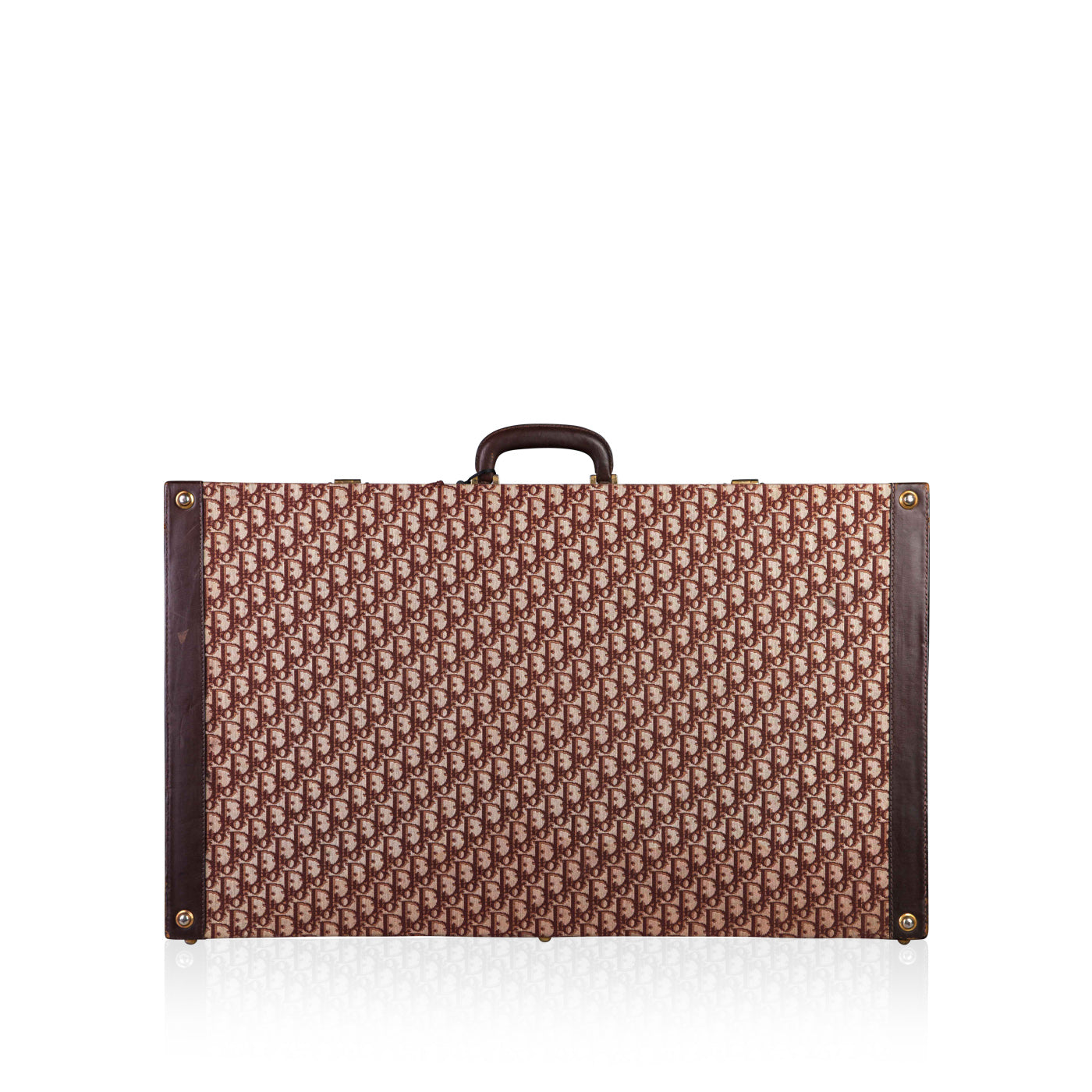 Dior Christian Luggage Trunk Travel Bag Monogram