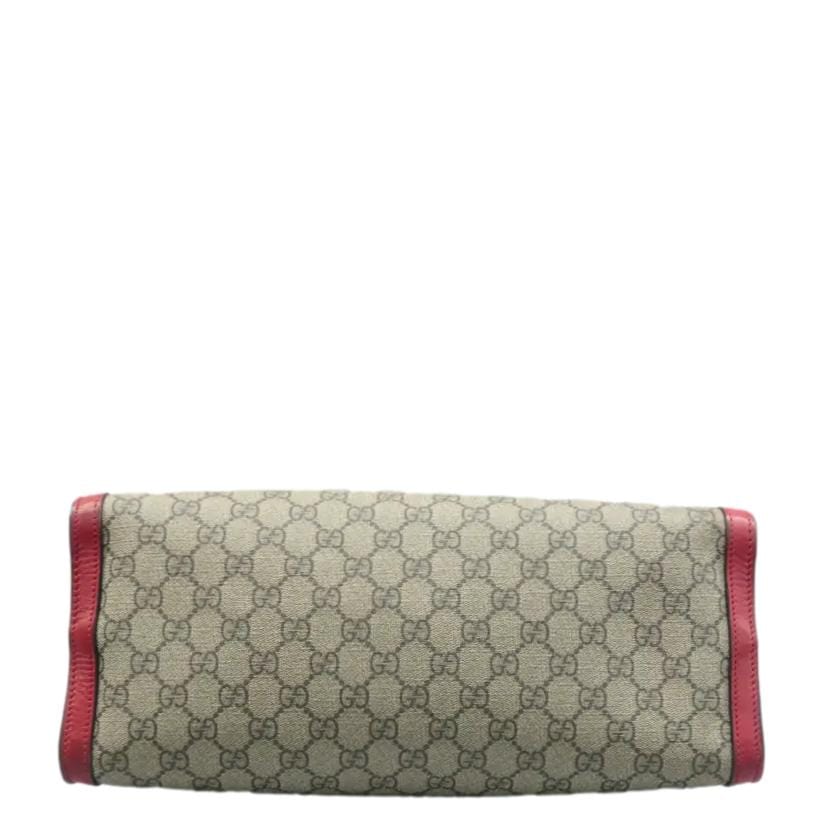 Gucci Padlock Supreme Tote Bag Canvas Red