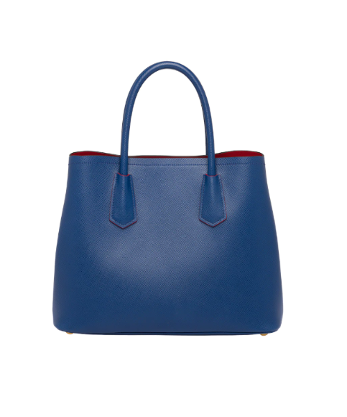Prada Double Bag Blue Medium Travel Bag