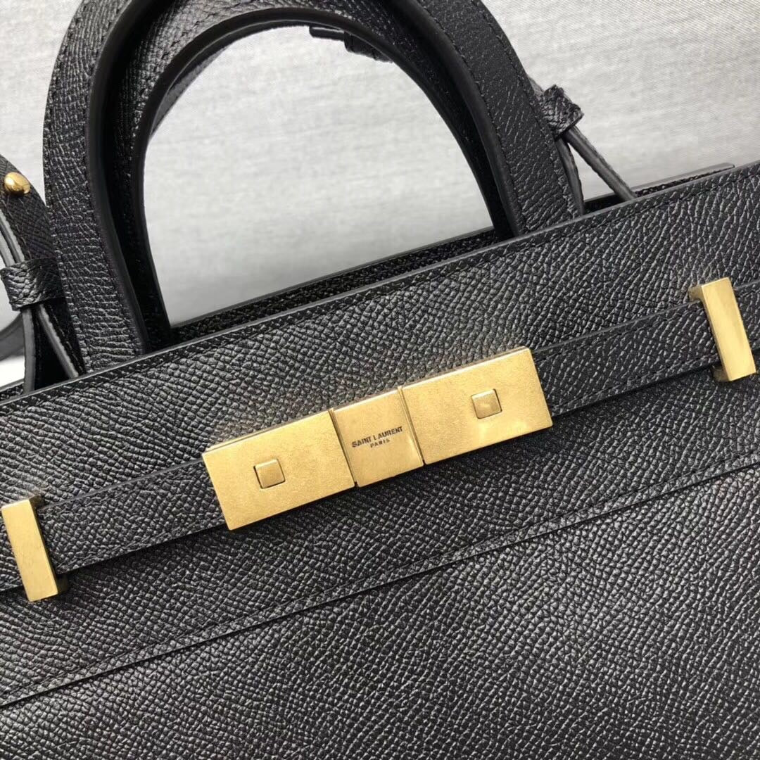 YSL Saint Laurent Manhattan Shoulder Bag Black For Women