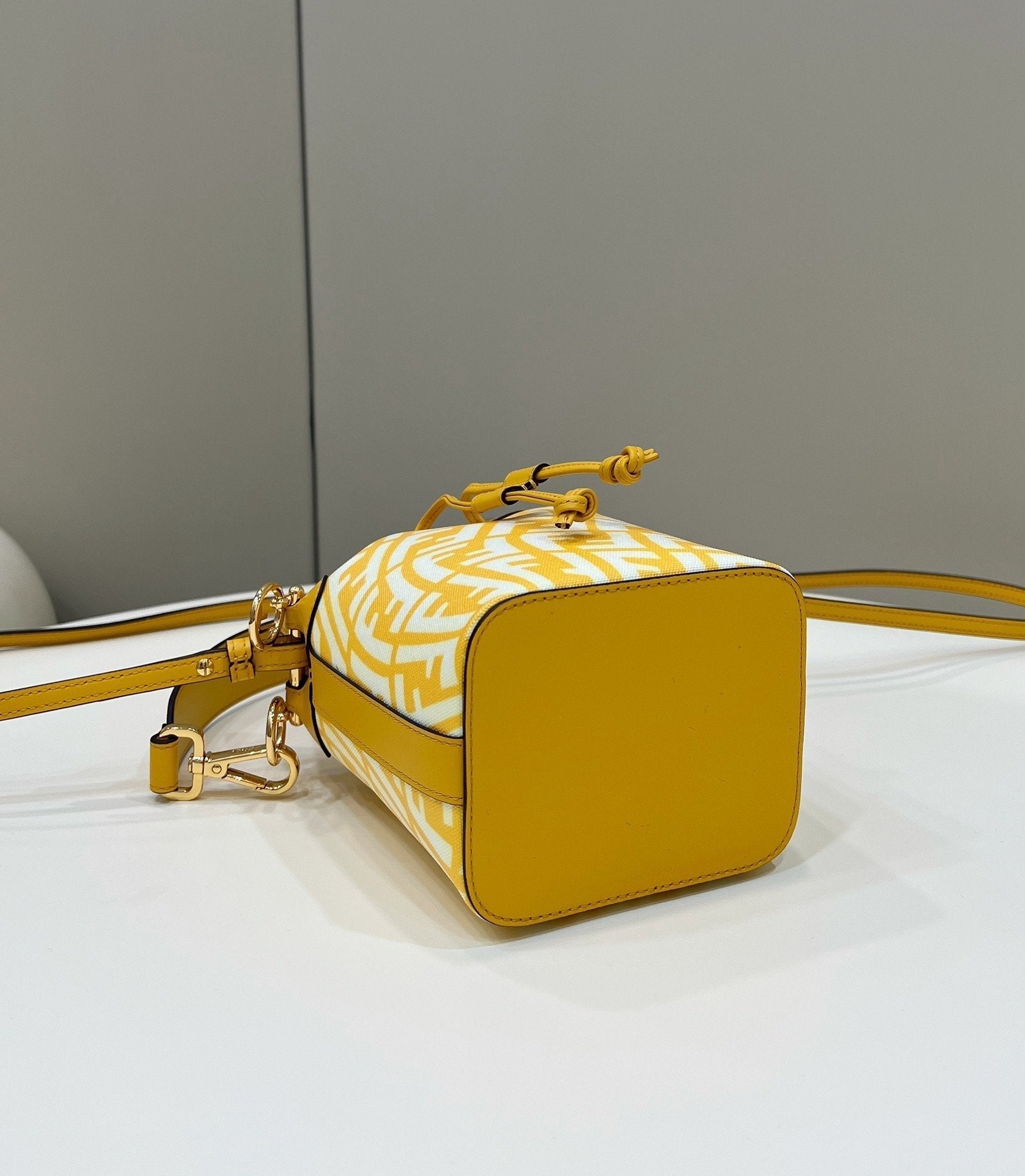 Fendi Mon Tresor Yellow Ff Crossbody Bag