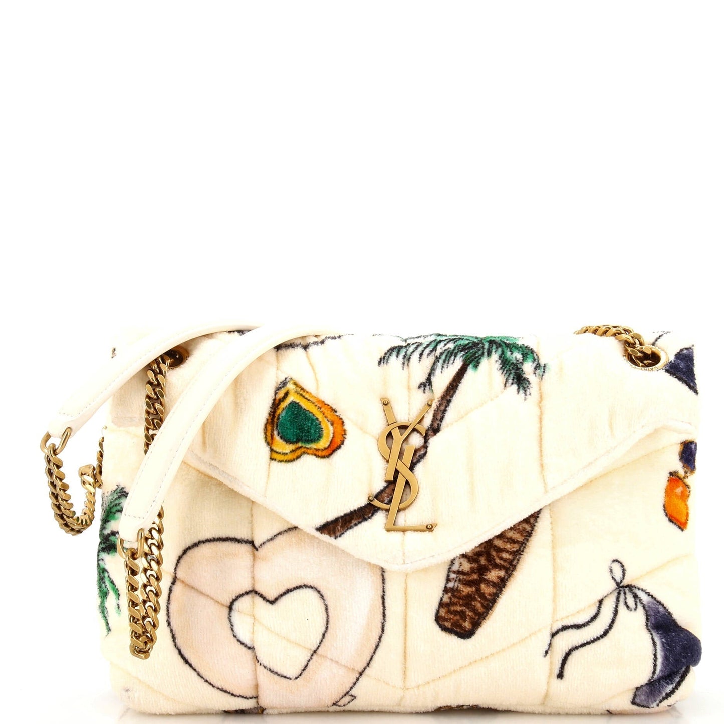 YSL Saint Laurent Saint Laurent Trending Loulou Puffer Shoulder Bag Quilted Small