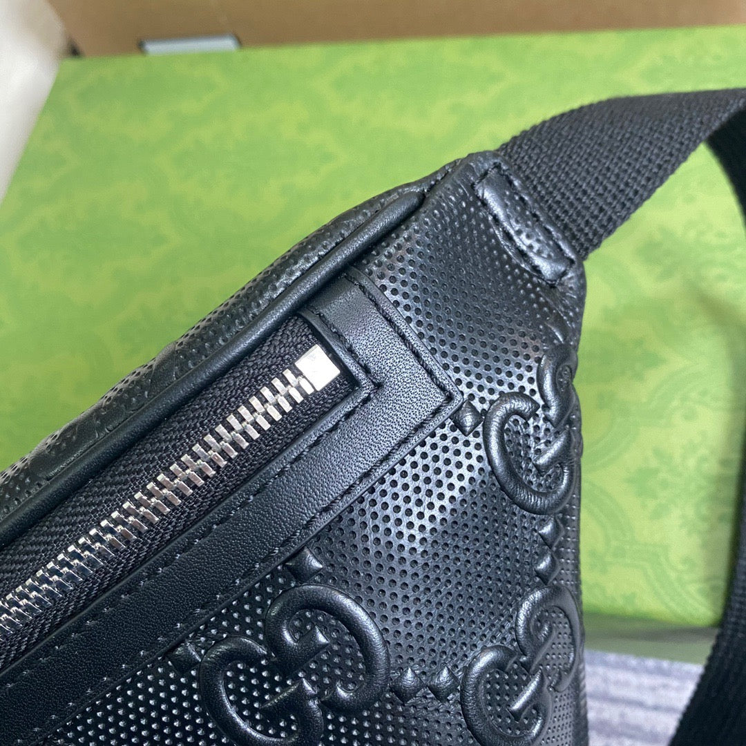 gg Embossed Belt gg Embossed Black Accessory Beaunoirrbeaunoirr 1W3Cn