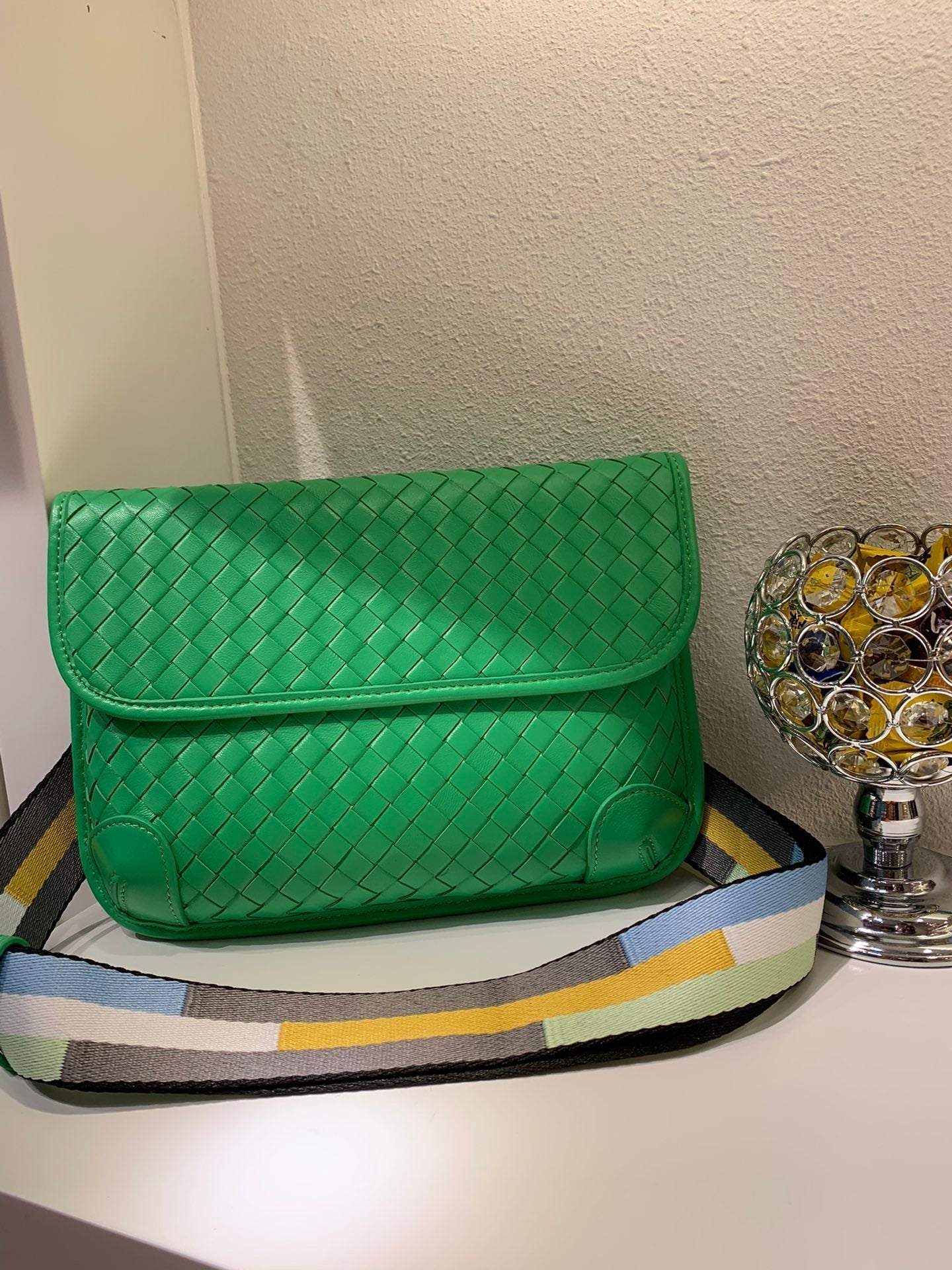 Top Quality Functional Chest Bag For Women Green Travel Bag