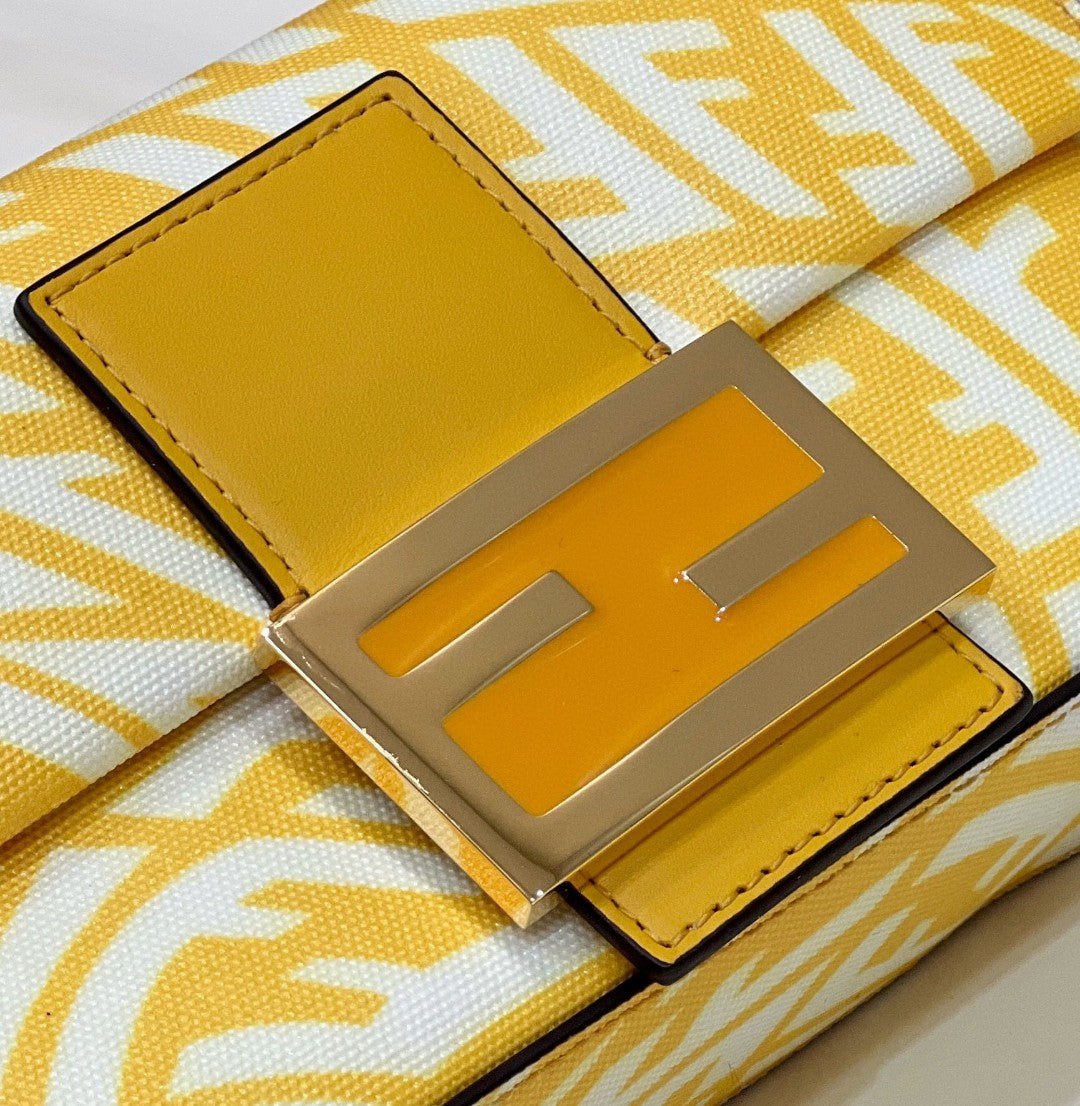 Baguatte Yellow Glazed Mini Travel Bag
