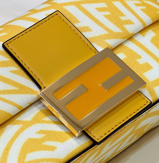 Baguatte Yellow Glazed Mini Travel Bag