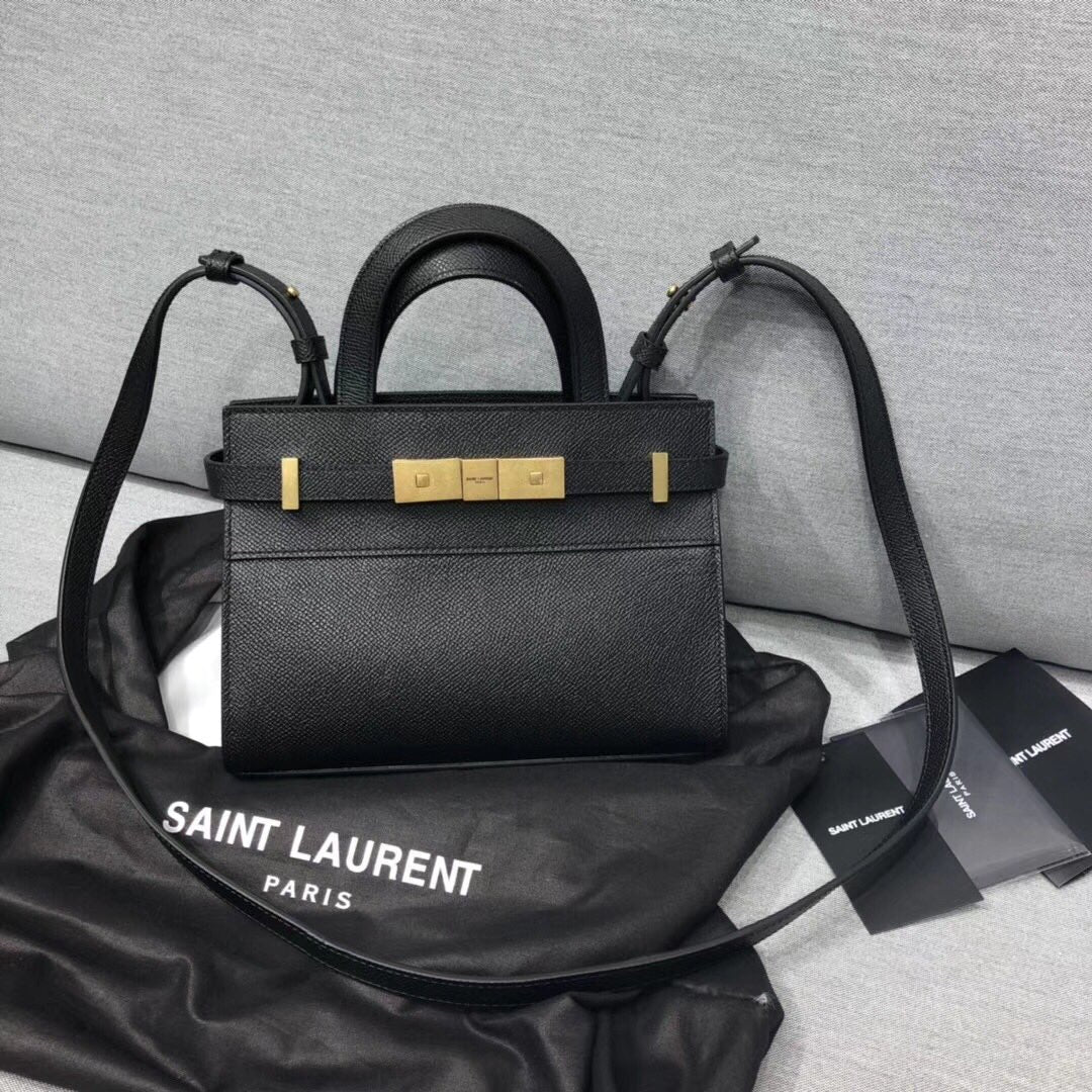 YSL Saint Laurent YSL Top Quality Manhattan Nano Shopping Bag Black Tote Bag