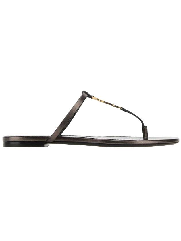 YSL Saint Laurent Saint Laurent Trending Cassandra Slide Flip Flops Leather Brown Travel Bag